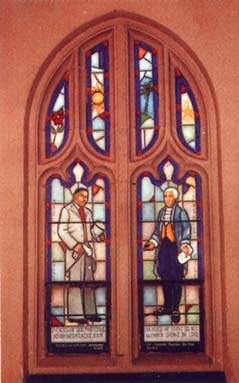 stain glass window